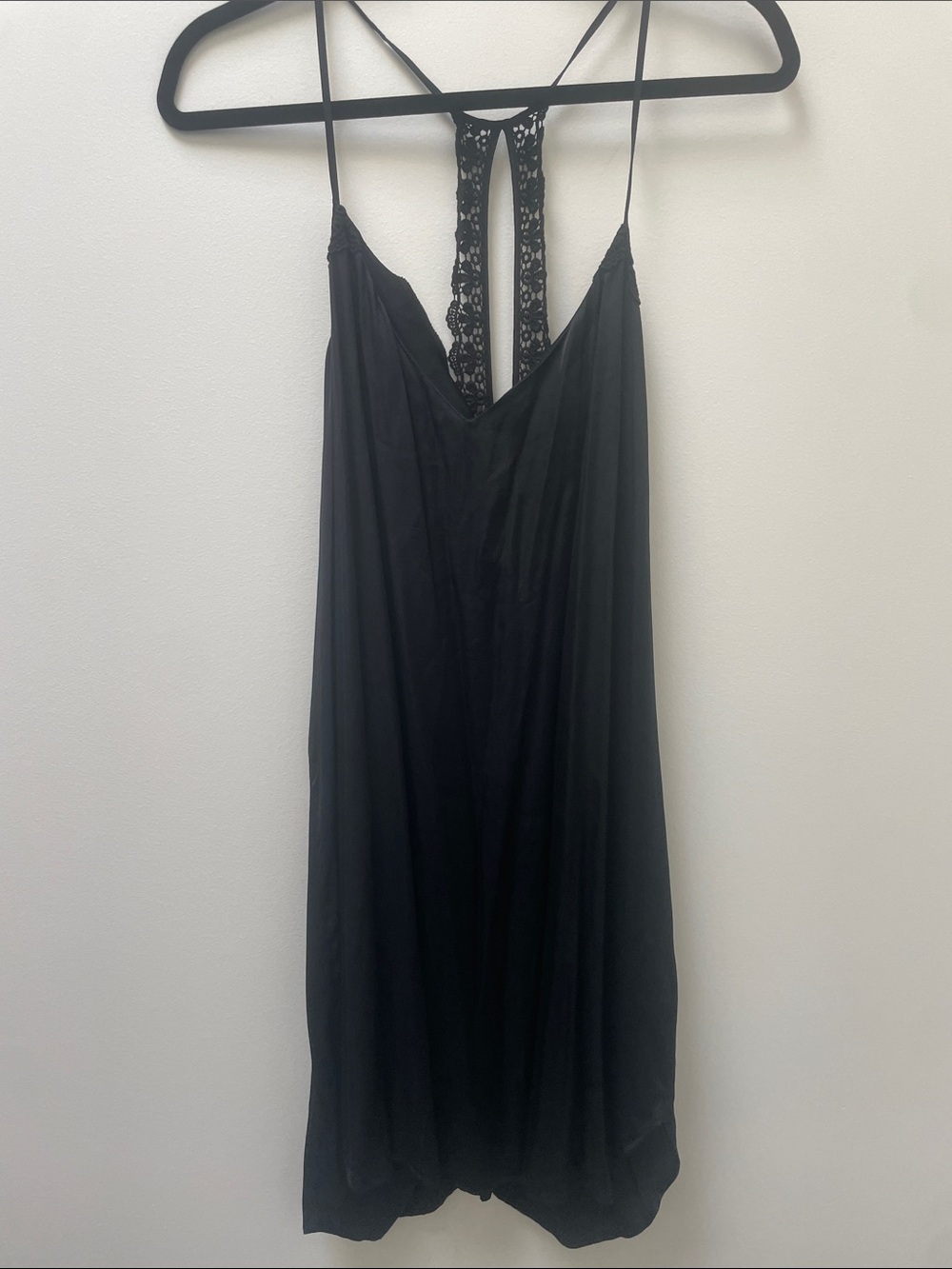 BHLDN Lace Back Annet Satin Chemise  Slip Dress NWT Size XL